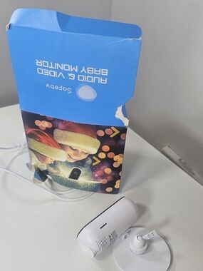 Baby Video & Audio Monitor - White and Blue